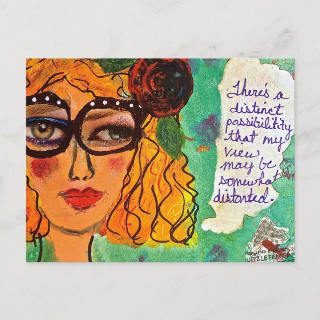 POSTCARD-THERE'S A POSSIBILITY MY VIEWPOINT MAY BE POSTCARD (Front)