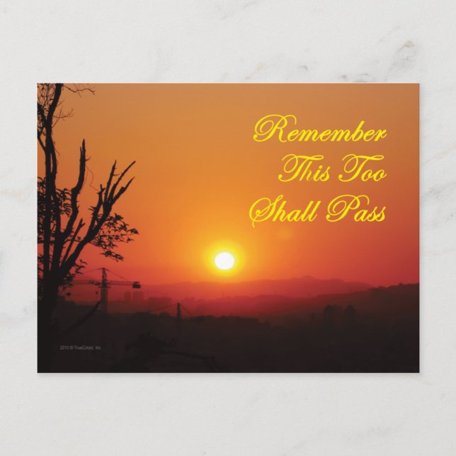 Postcard - This 2 Shall Pass (Front)