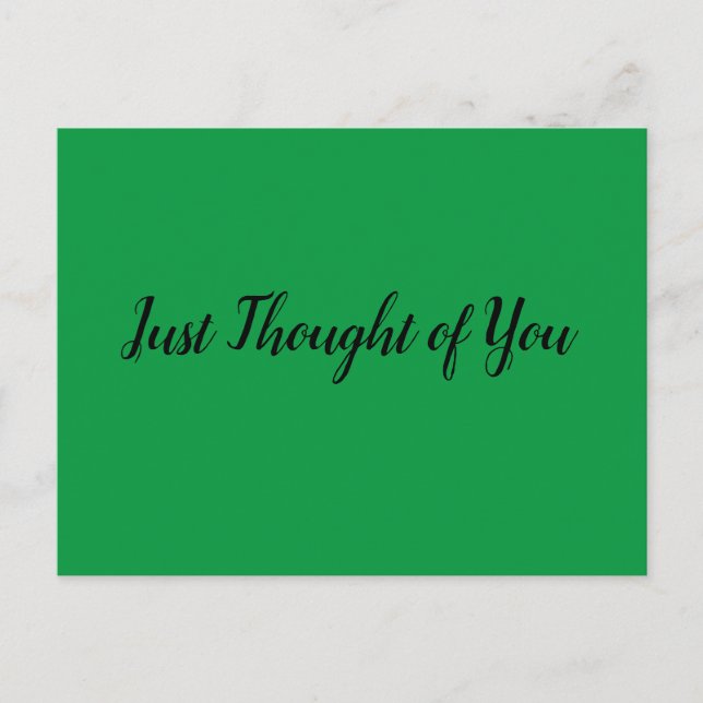 Postcard - Thought: Let's connect soon. (Front)