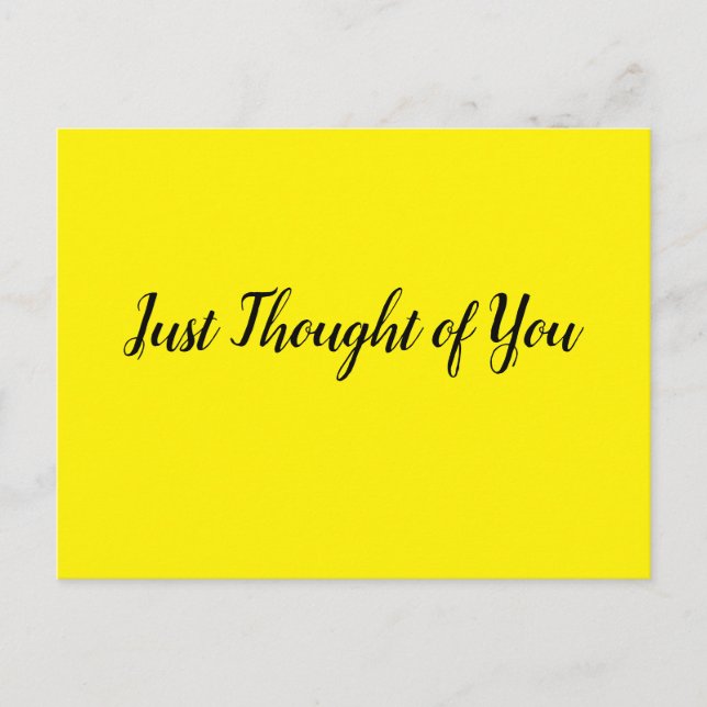 Postcard - Thought: You make me smile. (Front)
