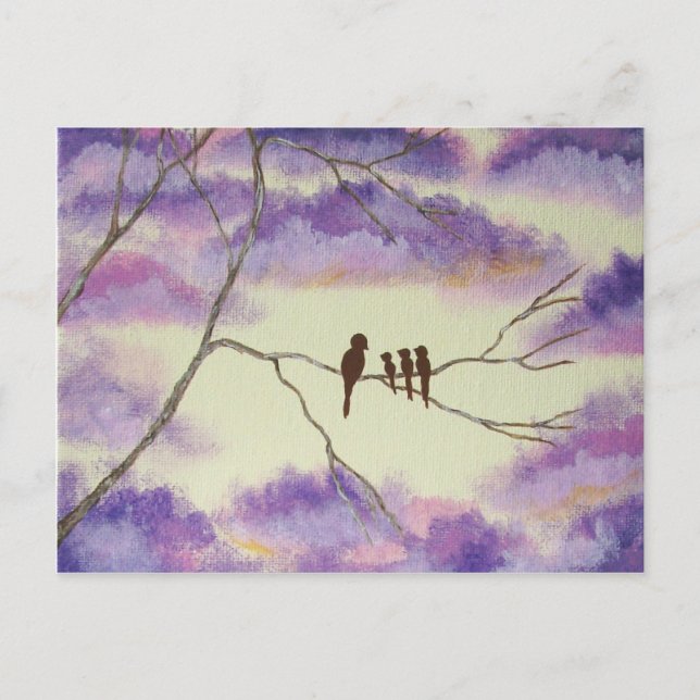 Postcard Titled: A Mothers Blessings Art Card (Front)