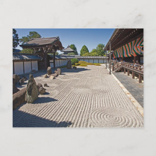 Postcard Tofuku-Ji Zen Garden Kyoto, Japan