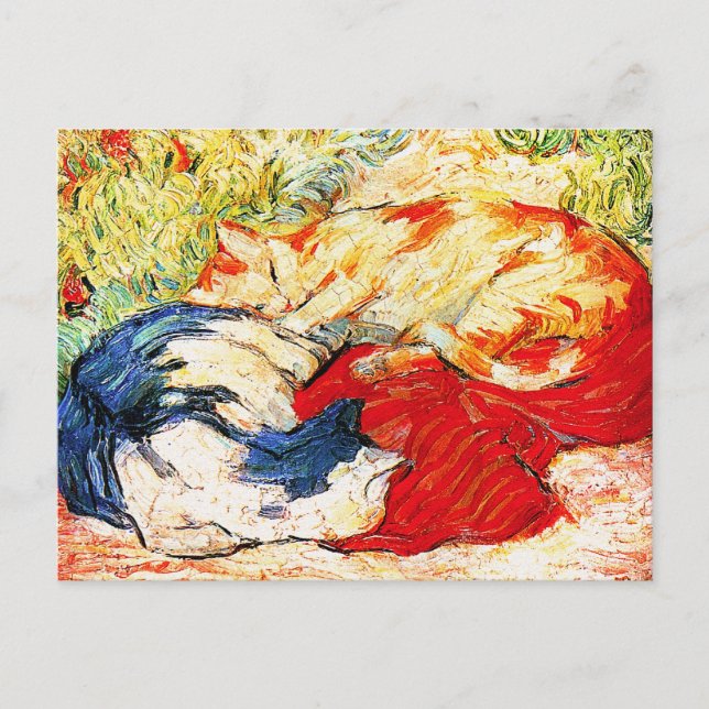 Postcard: Two Cats Postcard (Front)