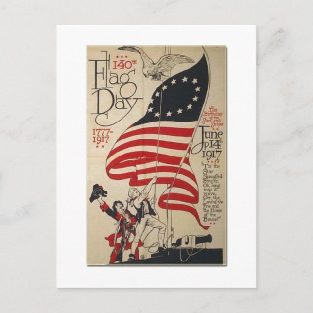 Postcard - USA Flag Day (Front)