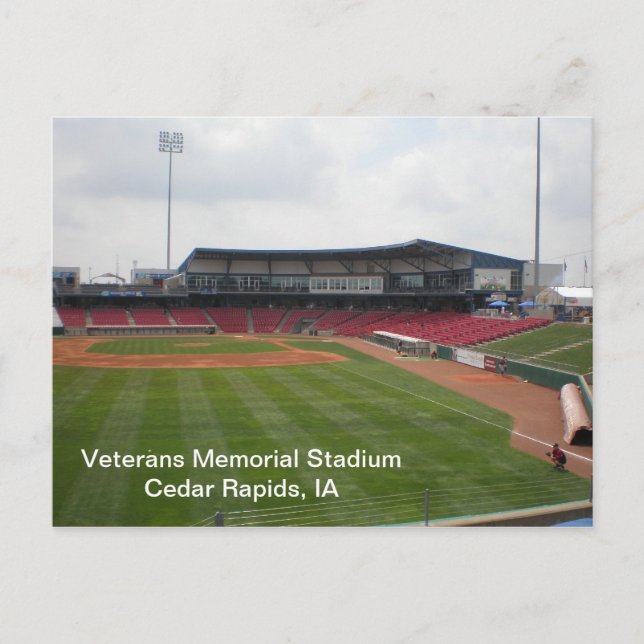 Postcard - Veterans Memorial Stadium - 2011-01 (Front)