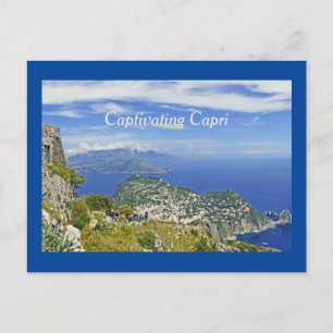 Postcard/ View Of Capri From Atop Monte Solaro Postcard