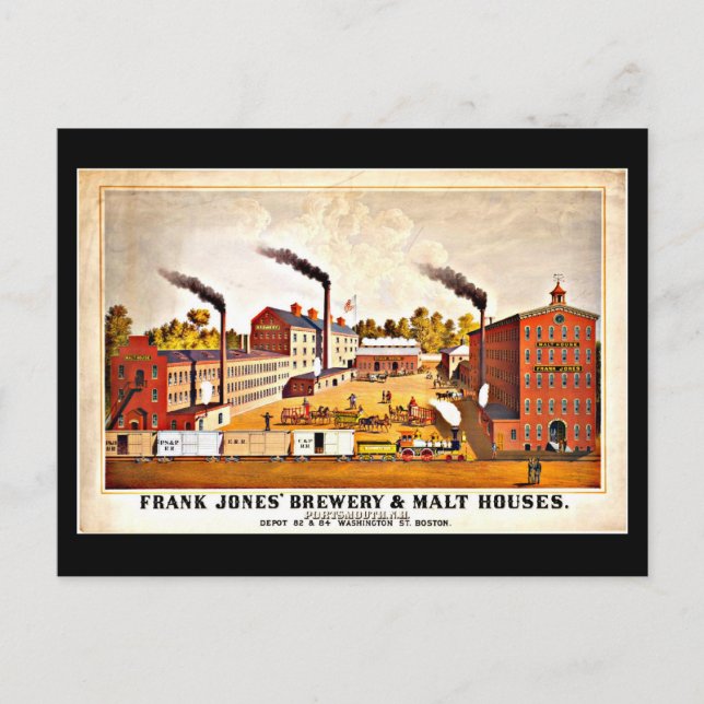 Postcard-Vintage Boston Artwork-38 Postcard (Front)