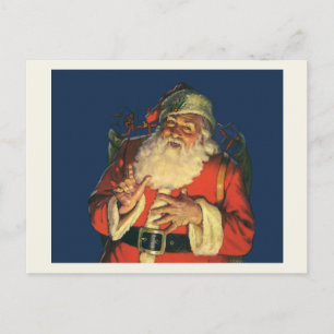 POSTCARD : VINTAGE CHRISTMAS : Santa Claus
