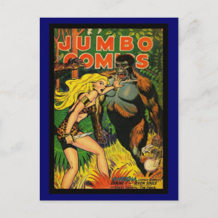 Postcard Vintage Comic Book Covers