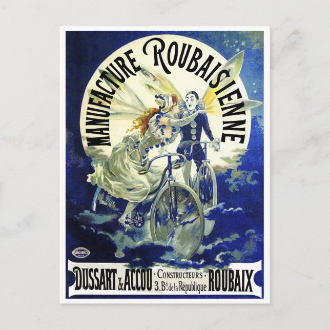 Postcard: Vintage Cycles: Roubaisien Postcard (Front)