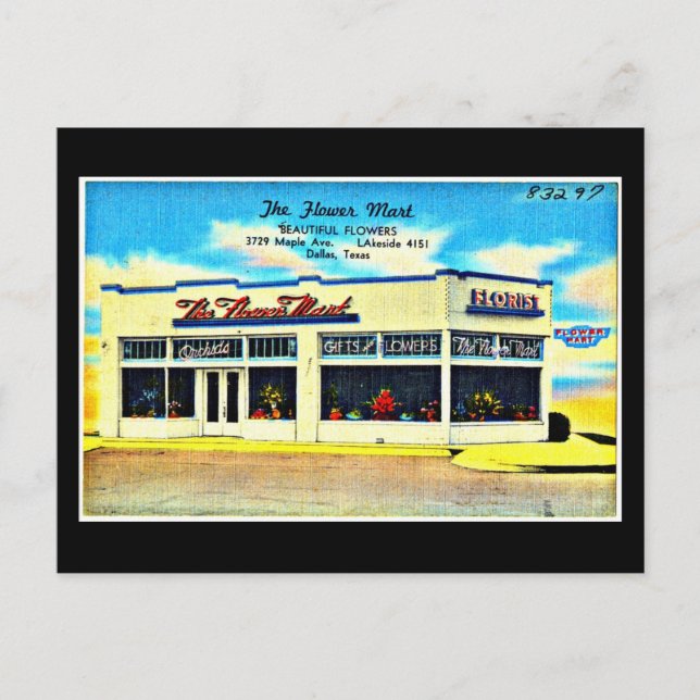 Postcard-Vintage Dallas Artwork-48 Postcard (Front)