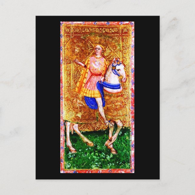 Postcard-Vintage Divination-Tarot 10 Postcard (Front)