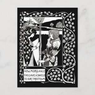 Postcard-Vintage Illustration-Aubrey Beardsley 14 Postcard