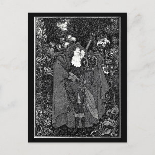 Postcard-Vintage Illustration-Aubrey Beardsley 25 Postcard