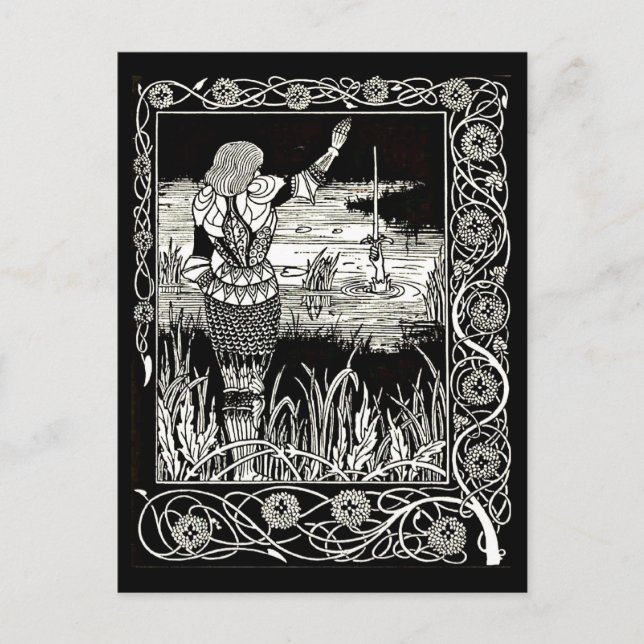 Postcard-Vintage Illustration-Aubrey Beardsley 34 Postcard (Front)