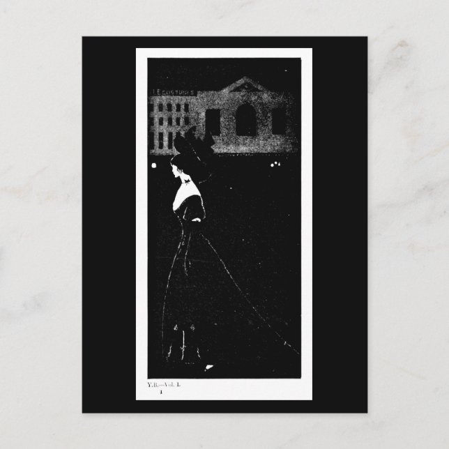 Postcard-Vintage Illustration-Aubrey Beardsley 39 Postcard (Front)