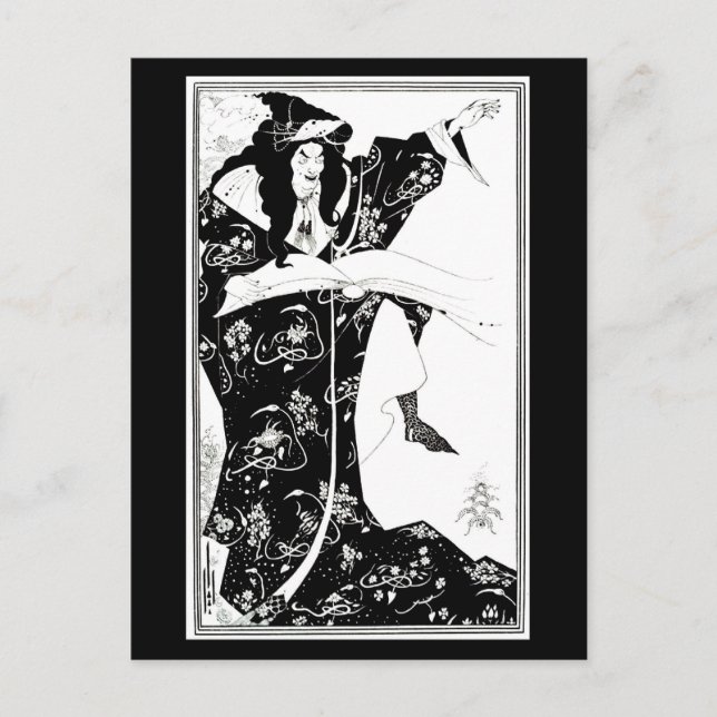 Postcard-Vintage Illustration-Aubrey Beardsley 7 Postcard (Front)