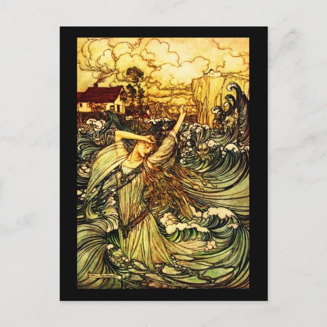 Postcard-Vintage Illustration-Rackham 25 Postcard (Front)