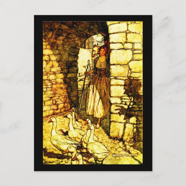 Postcard-Vintage Illustration-Rackham 33 Postcard (Front)