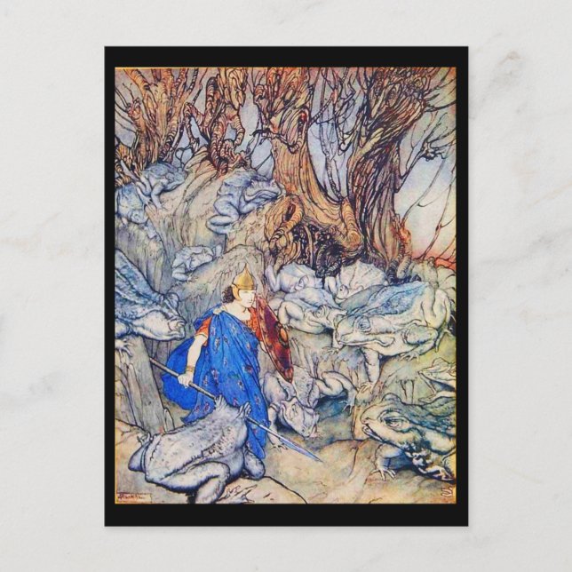 Postcard-Vintage Illustration-Rackham 34 Postcard (Front)