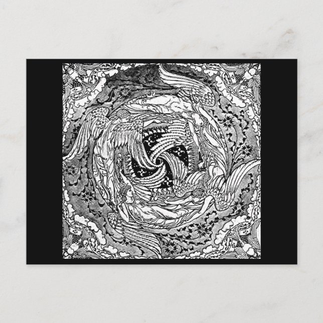 Postcard-Vintage Illustration-Walter Crane 62 Postcard (Front)