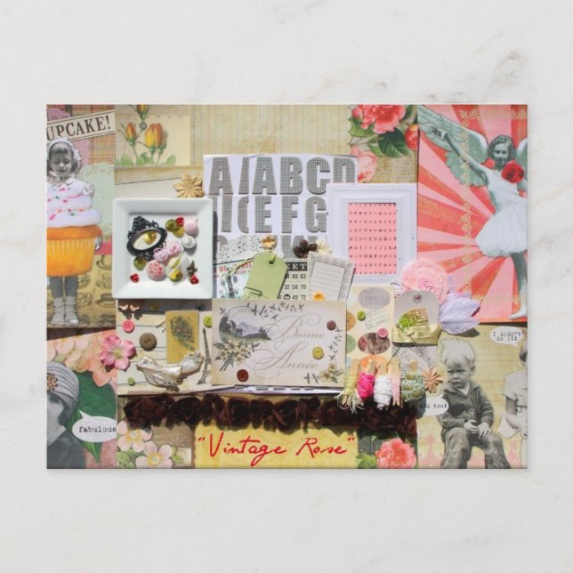 postcard, vintage postcard (Front)