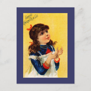 Postcard Vintage Retro Advertisement Union Tea PC