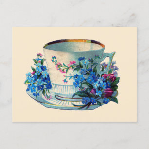 POSTCARD : VINTAGE TEACUP 