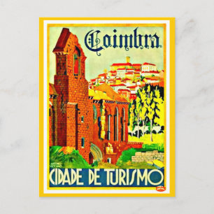 Postcard-Vintage Travel-Coimbra Postcard