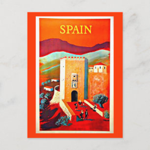 Postcard-Vintage Travel-Spain 2 Postcard