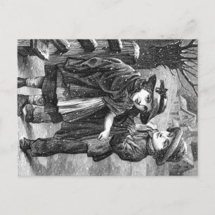 Postcard - Vintage Winter Scene