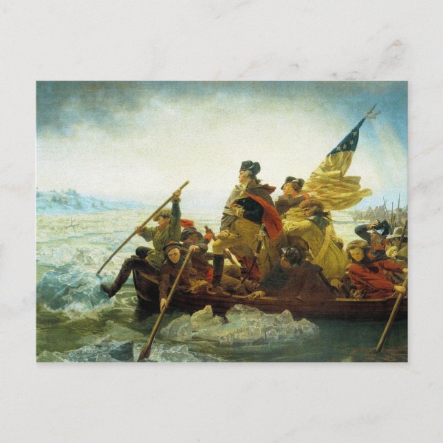 Postcard--Washington Crossing the Delaware River Postcard (Front)