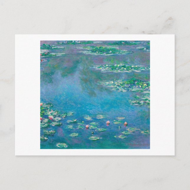POSTCARD : "WATERLILIES" BY MONET (Front)
