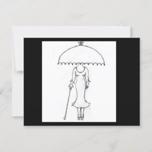 Postcard - Who Are You Wearing? With Envelope