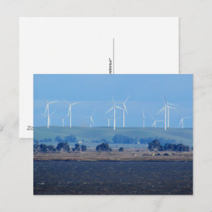 Postcard - Wind Farm on the Delta