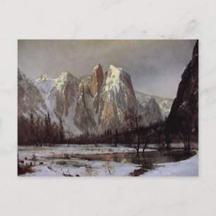 Postcard With Albert Bierstadt Painting