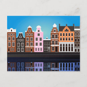 Postcard with Amsterdam