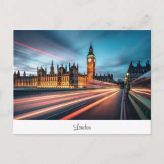Postcard with Big Ben, London.