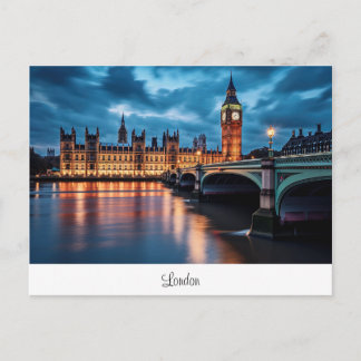 Postcard with Big Ben, London.