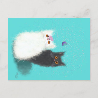 Postcard With Cats