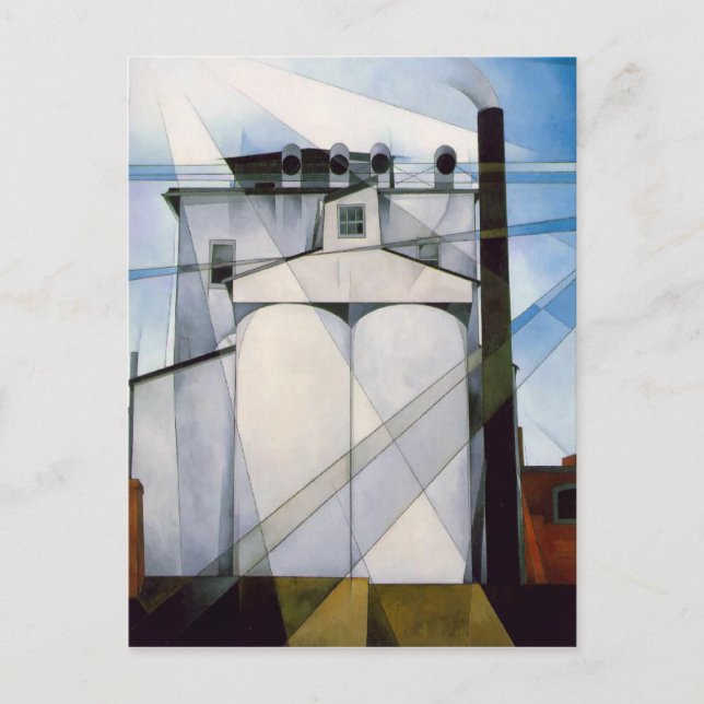 Postcard With Charles Demuth Painting (Front)