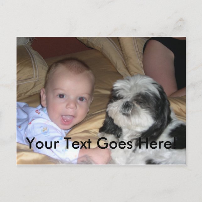 Postcard with Custom Image and Text (Front)