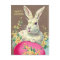Postcard with Cute Little Easter Bunny