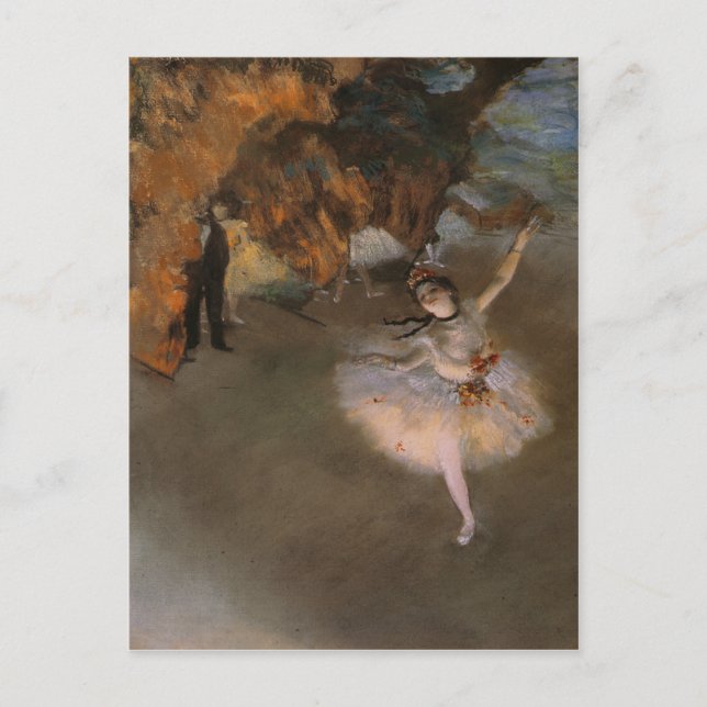 Postcard With Edgar Degas Painting (Front)