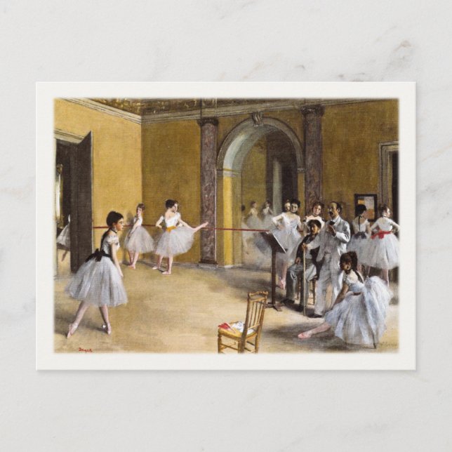 Postcard With Famous Ballet Painting (Front)