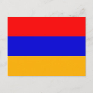 Postcard with Flag of Armenia