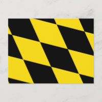 Postcard with Flag of Munich, Germany