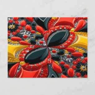 Postcard with Germany Colours Design