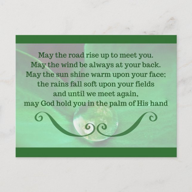 Postcard with Irish Blessing (Front)