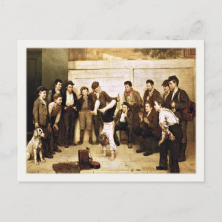 Postcard With John George Brown Painting
